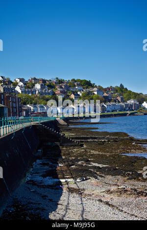 Gourock westlich Schottlands Küste Vorne & Sehenswürdigkeiten Stockfoto