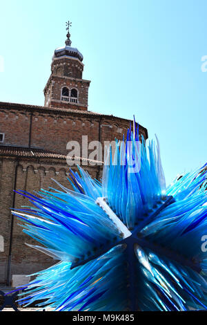 Szenen in und um die Lagune von Venedig Insel Murano, das historische Zentrum der Glasherstellung in Venedig, Italien Stockfoto