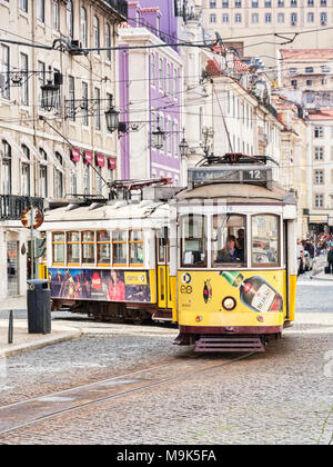 1. März 2018: Lissabon, Portugal - Stockfoto