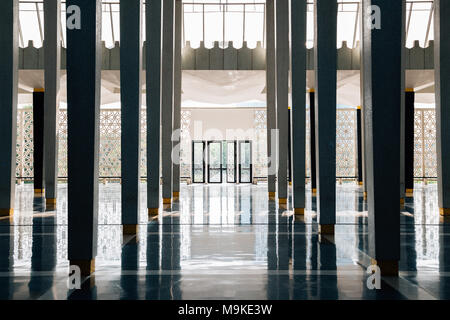 Masjid Negara Moschee in Kuala Lumpur, Malaysia Stockfoto