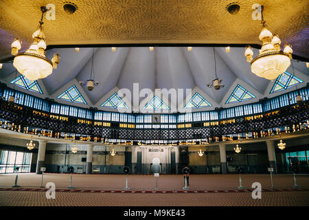 Masjid Negara Moschee in Kuala Lumpur, Malaysia Stockfoto