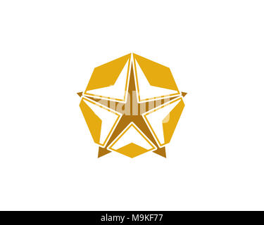 Ist ein Symbol mit Erfolg, Sieg oder Rang verknüpft Stockfoto