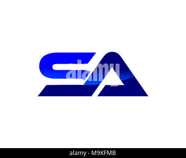 Ist ein Symbol in Form einer Kombination aus Buchstaben Stockfoto