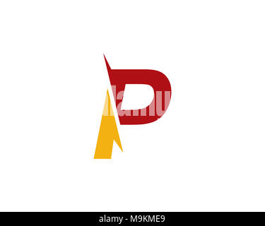 Ist ein Symbol in Form einer Kombination aus Buchstaben Stockfoto