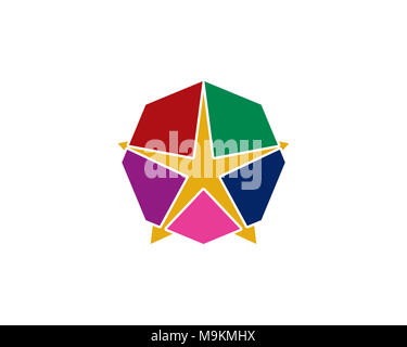 Ist ein Symbol mit Erfolg, Sieg oder Rang verknüpft Stockfoto