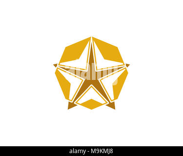 Ist ein Symbol mit Erfolg, Sieg oder Rang verknüpft Stockfoto