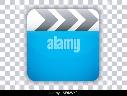 Vektor Design von Video -Symbol Stock Vektor