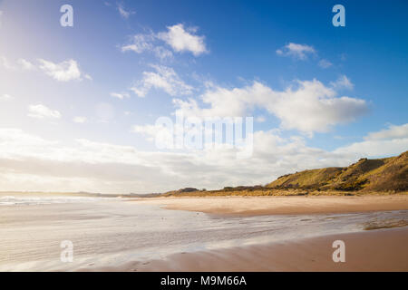 Lunan Bay Beach in der Nähe von Montrose Schottland Stockfoto