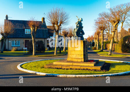 Kriegerdenkmal in Westfield Kriegerdenkmal Dorf in Lancaster Lancashire England Stockfoto