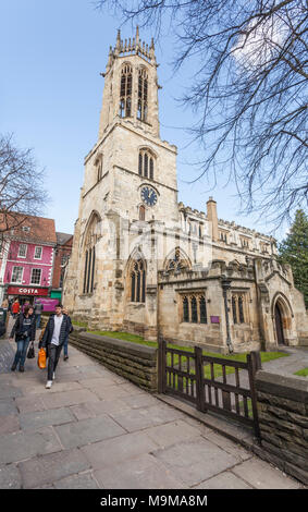 Die Pfarrei und die Gilde Kirche aller Heiligen Pflaster, York, North Yorkshire, England, Großbritannien Stockfoto