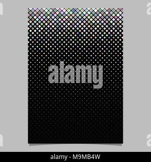 Abstrakte diagonalen quadratischen Muster Broschüre Hintergrund Stock Vektor