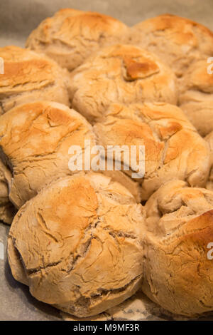 Selbstgemachte Banane und Honig Brot Stockfoto