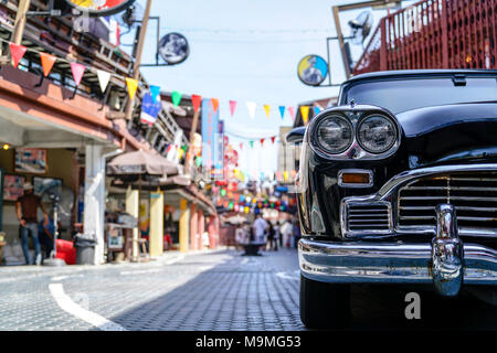 Ein Modell Auto an Plearnwan, Hua Hin, Thailand aufgenommen Stockfoto