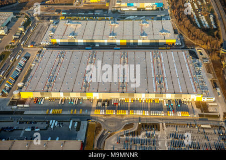 Luftaufnahme, Amazon Logistikzentrum, Dortmund, Ruhrgebiet, Nordrhein-Westfalen, Deutschland Stockfoto