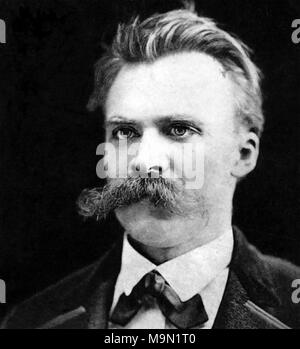 FRIEDRICH NIETZSCHE (1844-1900), deutscher Philosoph, um 1875 Stockfoto