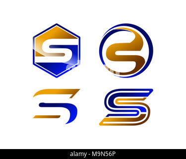 Ist ein Symbol in Form einer Kombination aus Buchstaben Stockfoto