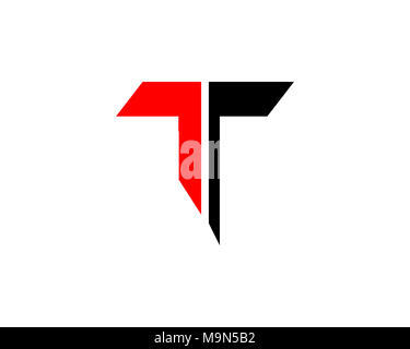 Ist ein Symbol in Form einer Kombination aus Buchstaben Stockfoto