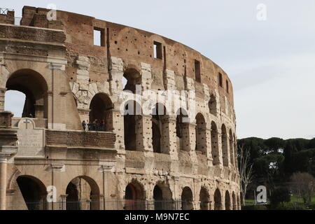 Kolosseum in Rom, Italien, 4. März 2018 Stockfoto