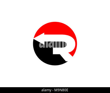 Ist ein Symbol in Form einer Kombination aus Buchstaben Stockfoto