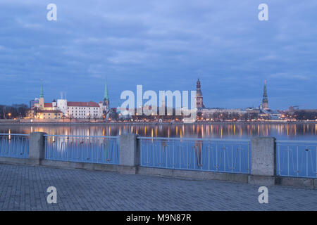 Stadtbild von Riga, Lettland Stockfoto