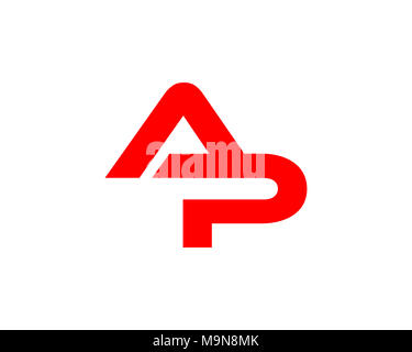 Ist ein Symbol in Form einer Kombination aus Buchstaben Stockfoto