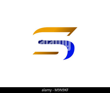 Ist ein Symbol in Form einer Kombination aus Buchstaben Stockfoto