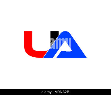 Ist ein Symbol in Form einer Kombination aus Buchstaben Stockfoto