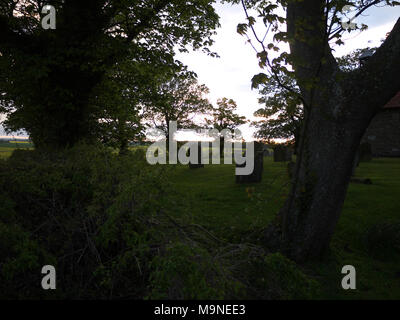 Sonnenuntergang über Lincolnshire Stockfoto