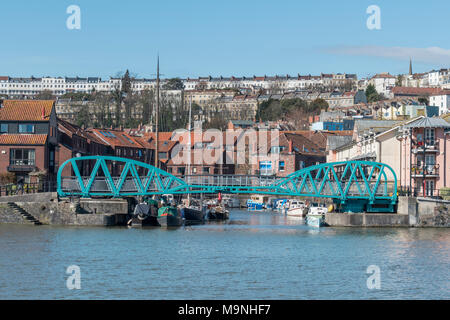 Poole's Wharf, Waterfront leben in bunten Bristol Stockfoto