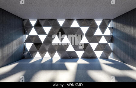 3D-rendering Image der modernen abstrakten konkreten Hintergrund Stockfoto