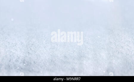 Glitzernder Schnee Textur (nahtlose von links nach rechts) Stockfoto