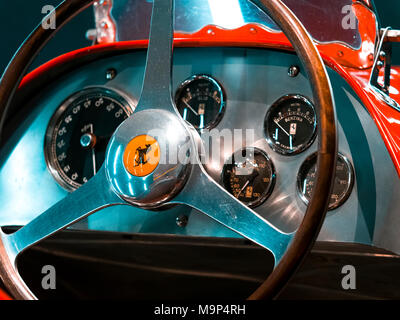 Ferrari 500 Grand Prix einsitzigen Rennwagen von 1952, Ferrari ist eine italienische Sportwagenhersteller gegründet in Italien 1947. Stockfoto