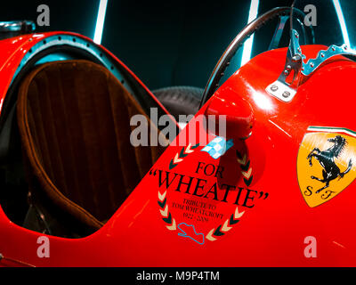Ferrari 500 Grand Prix einsitzigen Rennwagen von 1952, Ferrari ist eine italienische Sportwagenhersteller gegründet in Italien 1947. Stockfoto