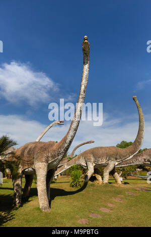 Dinosaur Park, Jurassic Park, Buri, sahatsakhan Bezirk, Provinz Kalasin, Isan, Nordosten Thailand Stockfoto