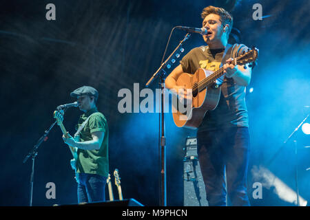 Brighton, UK. 27 Mär, 2018. Niall Horan Durchführen am Brighton Centre ab 27. März 2018, Brighton. England. Credit: Jason Richardson/Alamy leben Nachrichten Stockfoto