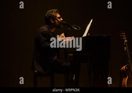 Turin, Italien. 27. März 2018. brunori tritt live in Turin auf Credit: Daniele Baldi Stockfoto