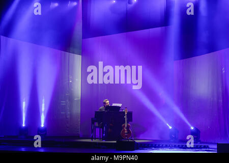 Turin, Italien. 27. März 2018. brunori tritt live in Turin auf Credit: Daniele Baldi Stockfoto