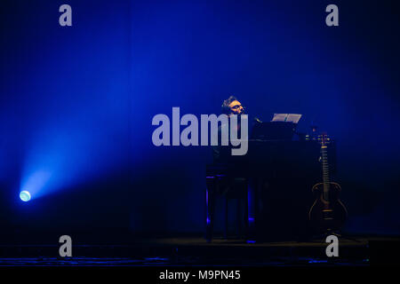 Turin, Italien. 27. März 2018. brunori tritt live in Turin auf Credit: Daniele Baldi Stockfoto