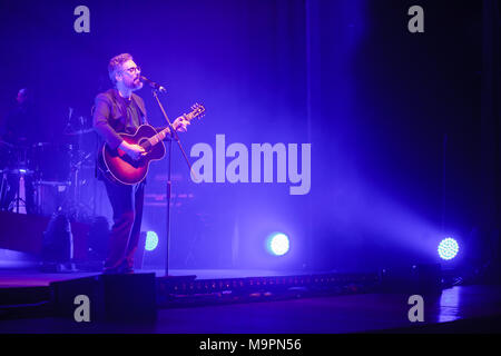 Turin, Italien. 27. März 2018. brunori tritt live in Turin auf Credit: Daniele Baldi Stockfoto