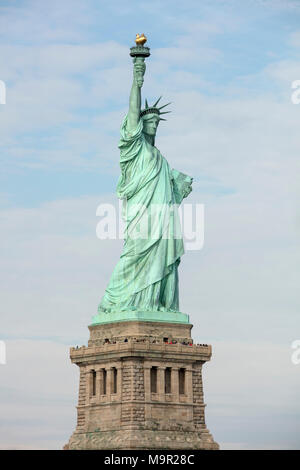 Freiheitsstatue, Liberty Island, Freiheitsstatue National Monument, New York City, New York, United States Stockfoto