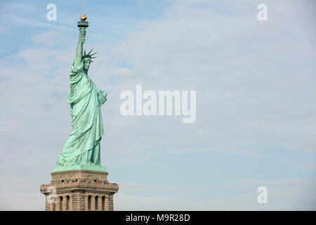 Freiheitsstatue, Liberty Island, Freiheitsstatue National Monument, New York City, New York, United States Stockfoto