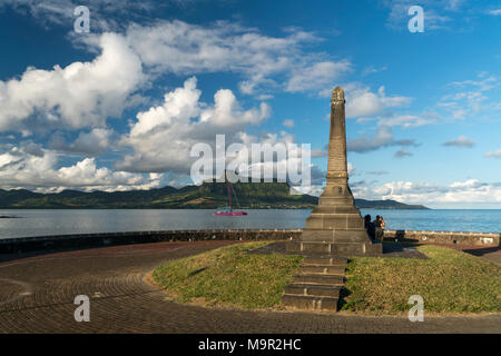 Grand Port Battle Memorial, Pointe des Régates, Mahebourg, Grand Port, Mauritius Stockfoto