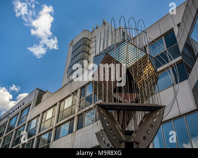 LONDON, Großbritannien – 08. MÄRZ 2018: Außenansicht des Pullman St Pancras Hotels in der Euston Road Stockfoto