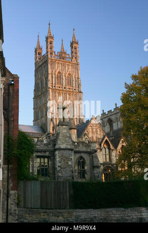Die Kathedrale von Gloucester Gloucester Gloucestershire England Stockfoto