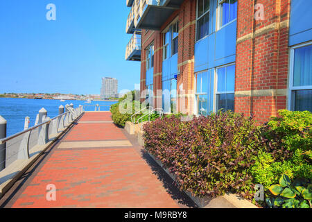 Boston Harbor Luxury Condos Stockfoto