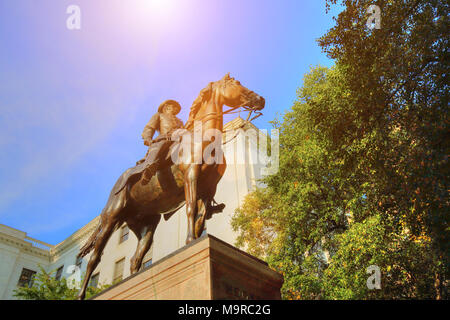 Joseph Hooker Statue in Boston. Stockfoto