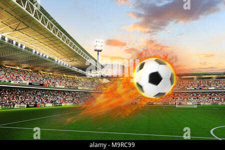 Fußball-Stadion Stockfoto