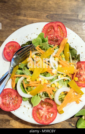 Mix vareity der Garten Salat Stockfoto