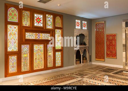 Ausstellung des Museums für Islamische Kunst in Athen, Griechenland. Stockfoto