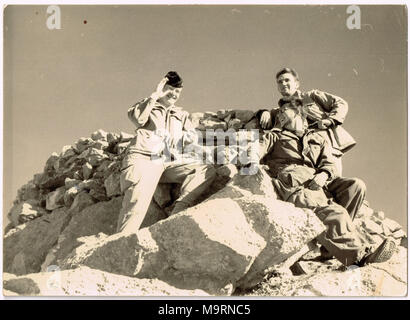 Fotografisches Tagebuch eines jungen französischen Soldaten in Marokko Stockfoto